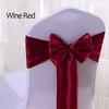 Satin Chair Sashes Ties 12Pcs Chair Decorative Satin Sashes Bow Design for Wedding Events Banquet Home Kitchen Decoration