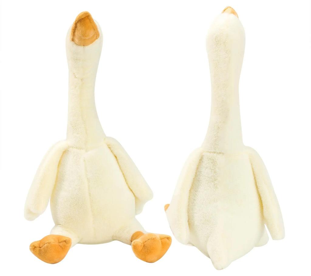 50-190Cm Cute Big White Goose Plush Toys Kawaii Huge Duck Sleep Pillow Cushion Soft Stuffed Animal Doll Birthday Gift For Kids
