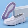 Scarpe da infermiera donna estate pelle suola spessa suola morbida traspiranti lavoro scarpe mediche in stock