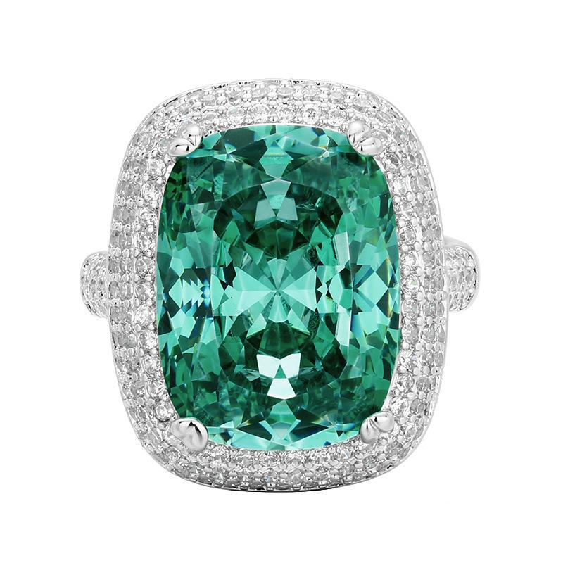 WNFU Women's Jewelry Set, Paraiba Green, Copper