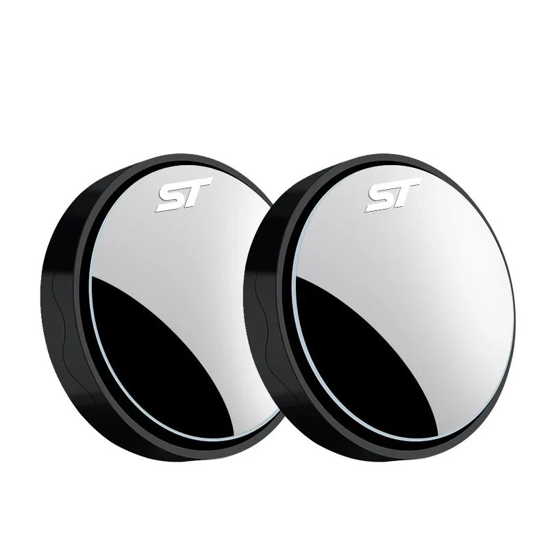 

Car Sticker Hot For Ford 2Pcs Car Rearview Sucker Mirrors 360° Blind Spot Mirror For Ford Fiesta MK7 Mondeo MK4 ST Focus MK1 MK2