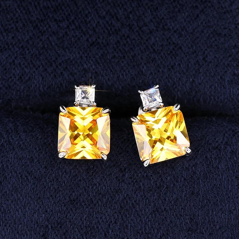 CAOSHI Gorgeous Exquisite Women s Stud Earrings Prong Setting Cubic Zircon Bridal Wedding Accessories Beautiful Fashion Zircon