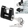 Heavy-Duty Off-Road Coupler Lock - Erosion-Resistant Anti-Theft Padlock for RV/Truck/Trailer Tongue Security