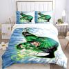 3pcs Green Lantern Cover Set,Soft Comfortable Duvet Cover,Guest Room (1*Duvet Cover + 2*Pillowcases, Without Core) Yy251024062