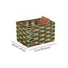 Handwoven Storage Basket Container Versatile Home Decor Practical Bin Organizer Box for