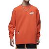 Jordan Logo Print Drop Shoulder Long Sleeve T-Shirt Men Tops Orange DV8429-817