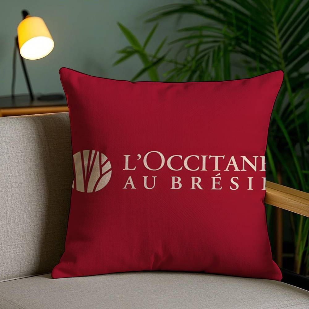 Art De Vivre LOccitane-L Pillow Case Anti-dustmite Pillowcase Invisible Zipper Silky Short Plush Sofa Cushion Cover