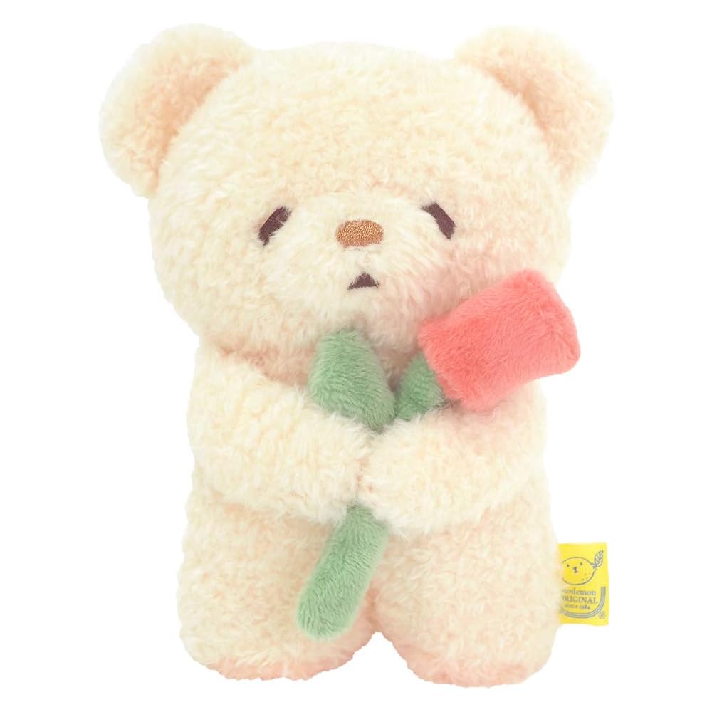 Sun Lemon Fuwafuwa Tatton Arigatonkuma Beige Plush Toy 12.9x6.8x14.3cm Animal