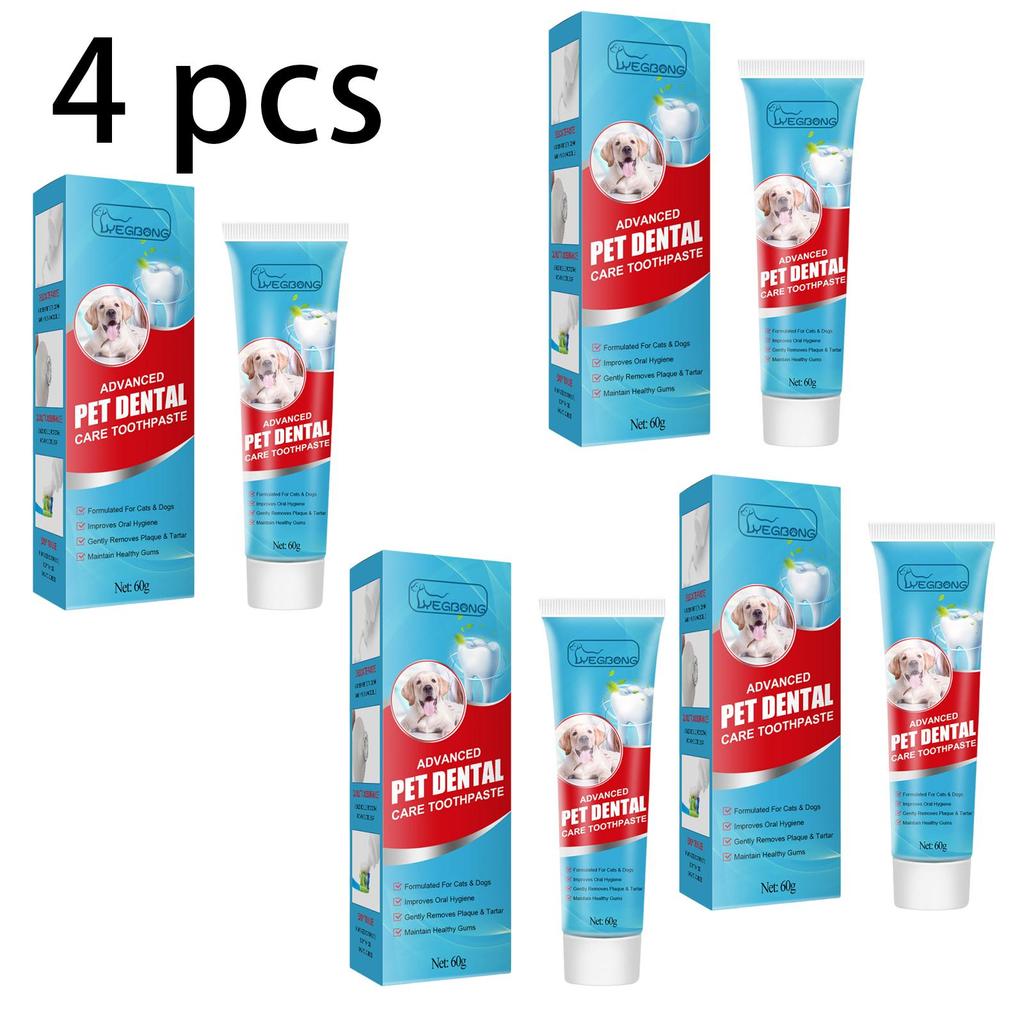 Yegbong Healthy Safe Pet Toothpaste Useful Dog Cat Teeth CleaningUseful Dog Cat Teeth Cleaning Pet Teeth Cleaning Supplies