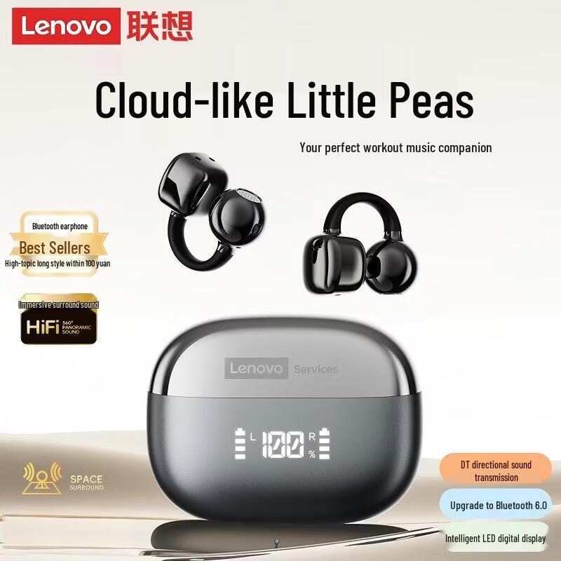 

Lenovo Open-Ear Clip-on Wireless Headset