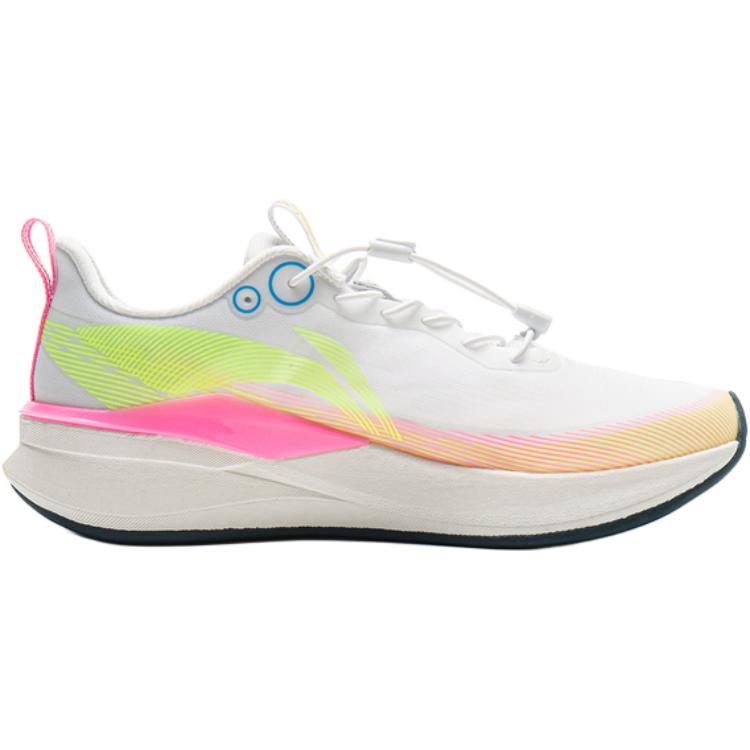 Li Ning Children Red Rabbit 8 Pro Comfortable Versatile Shock Absorbing Durable Low Top Running Shoes Kids sneaker White YKFV154-5