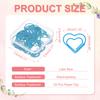 20Pcs Heart Shape Metal Paper Clips Binder Clip Mini Bookmark Book Binding Note Decor Stationery School Office Binding Supplies