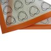 Silicone Baking Mat With Heart Shaped Pattern For Oven, Non Stick Reusable Bakeware Sheet Liner For Make Macaron, Cookie, Pastry