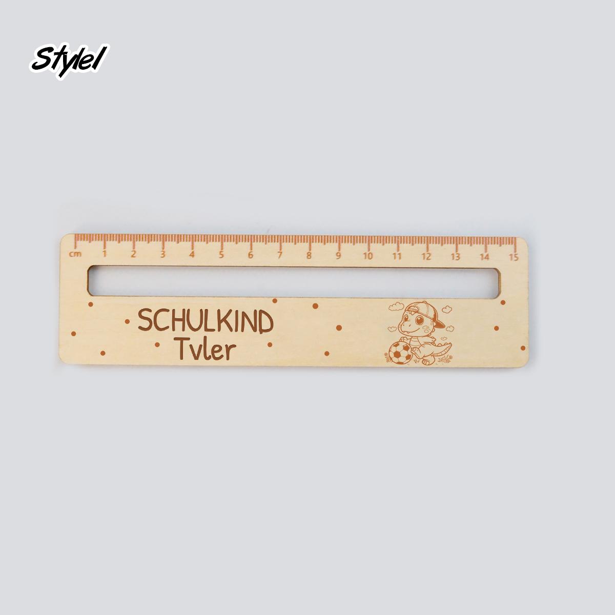 Персонализированная линейка с мультяшным рисунком и именем, Персонализированная линейка для чтения для ежедневного обучения и декора рабочего стола, style 1