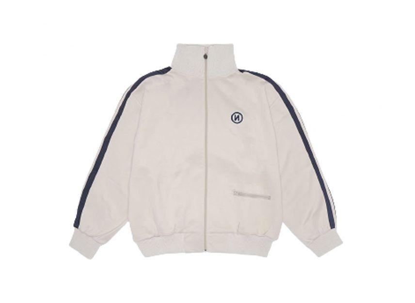 9090 N Logo Simple Track Jacket Ivory M