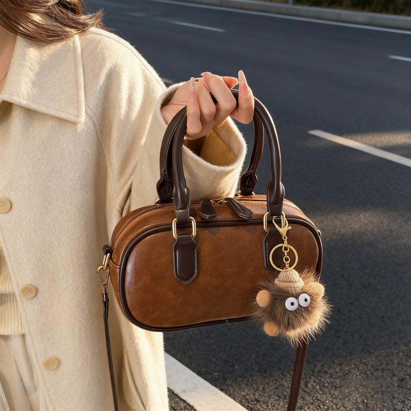 Hand-held Small Square Bag, Fashionable Shoulder Bag, Simple Business Crossbody Bag