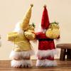 Christmas Festives Santa Ornament 11Inch Fabric Figurine Holiday Decoration For Indoor Photography And Party Themes