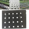 1 pz Pellicola PE Ombreggiante per Piante Agricole Nera Pellicola Perforata per Serra Agricola Pellicola di Plastica Pellicola di Copertura Mantiene Caldo e Umido, Facile da Usare.