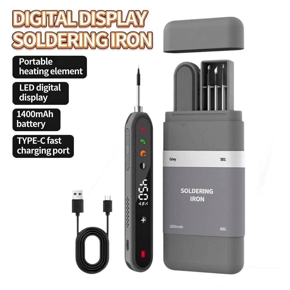 Cordless Electric Iron Solder Portable Welding Tool Kit Pen Welding Maintenance Kit