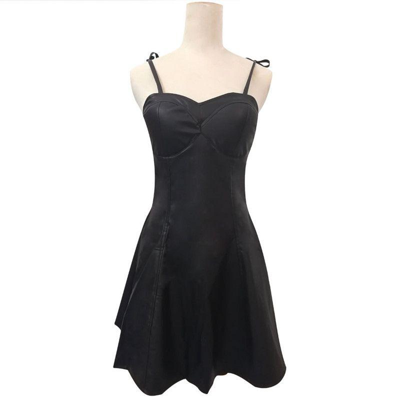 

Будущий Дневник Аниме Мирай Никки Гасай Юно Косплей Костюм Платье из ПУ кожи Черное Costume Set(No Wig),2XL