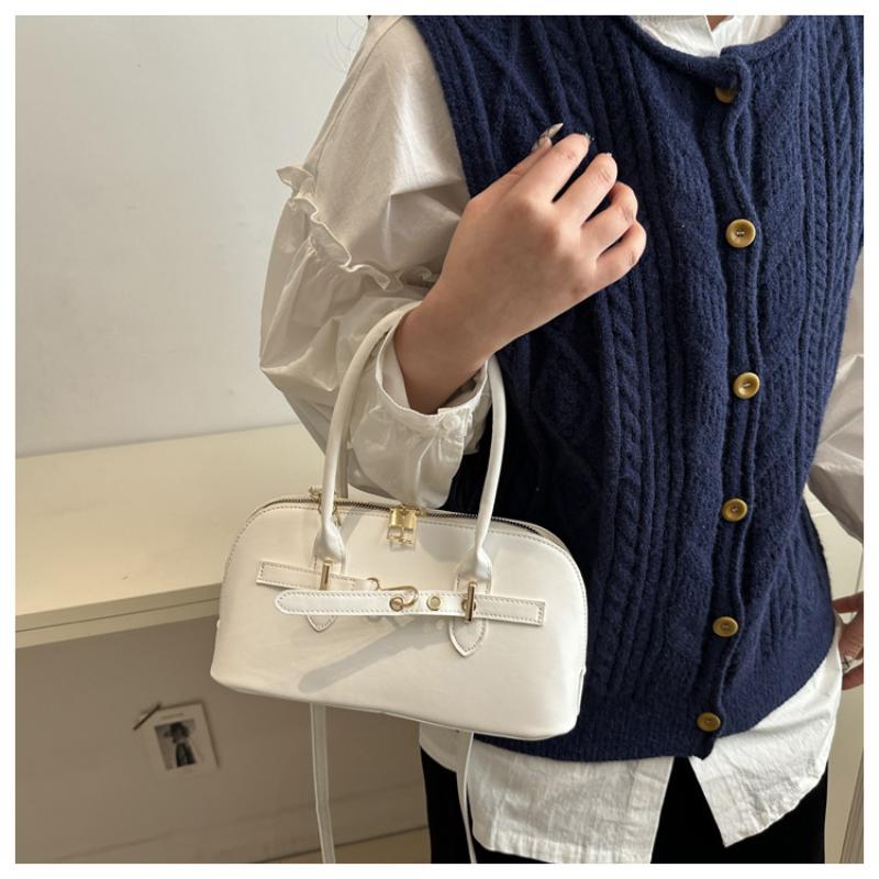 Women'S Able Handbag Retro Style Crossbody Bag For Commuting Soft Pu Shoulder Bag