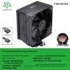 SNOWMAN Ice Man MT6 CPU Cooler: Single Tower with 6 Heat Pipes, Digital Display, ARGB Air Cooling, Compatible with AM5/1700 Platforms.