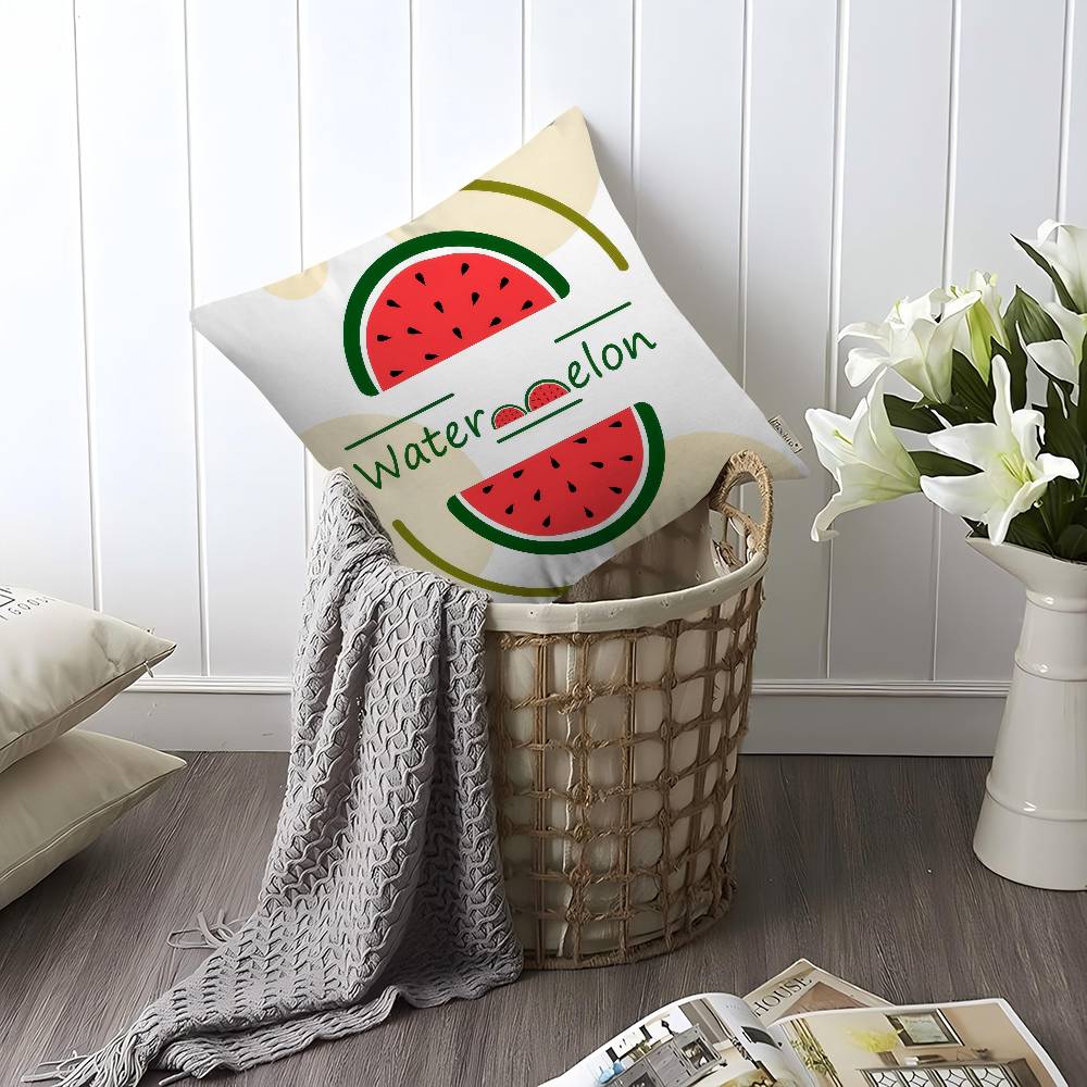 Cartoon watermelon fun  pillow cover sofa cushion cover home room decoration children gift