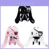 Gloomy Bunny Gothic Eye Patch Plush Toy Keychain With Soft Pp Cotton For Collectors