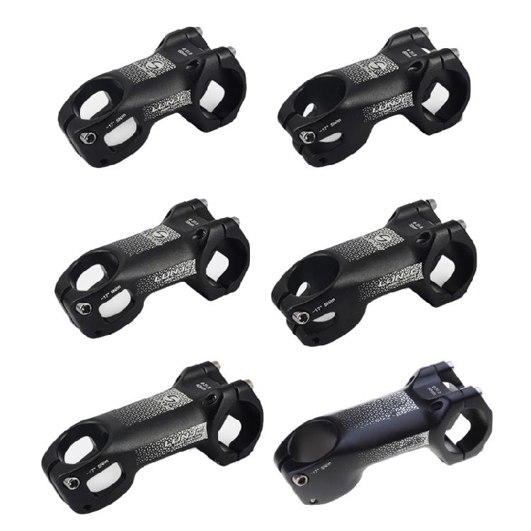 Schwarzer Downhill-Vorbau Ultraleichter Fahrradvorbau Passend für die meisten MTB-Rennrad-Falträder