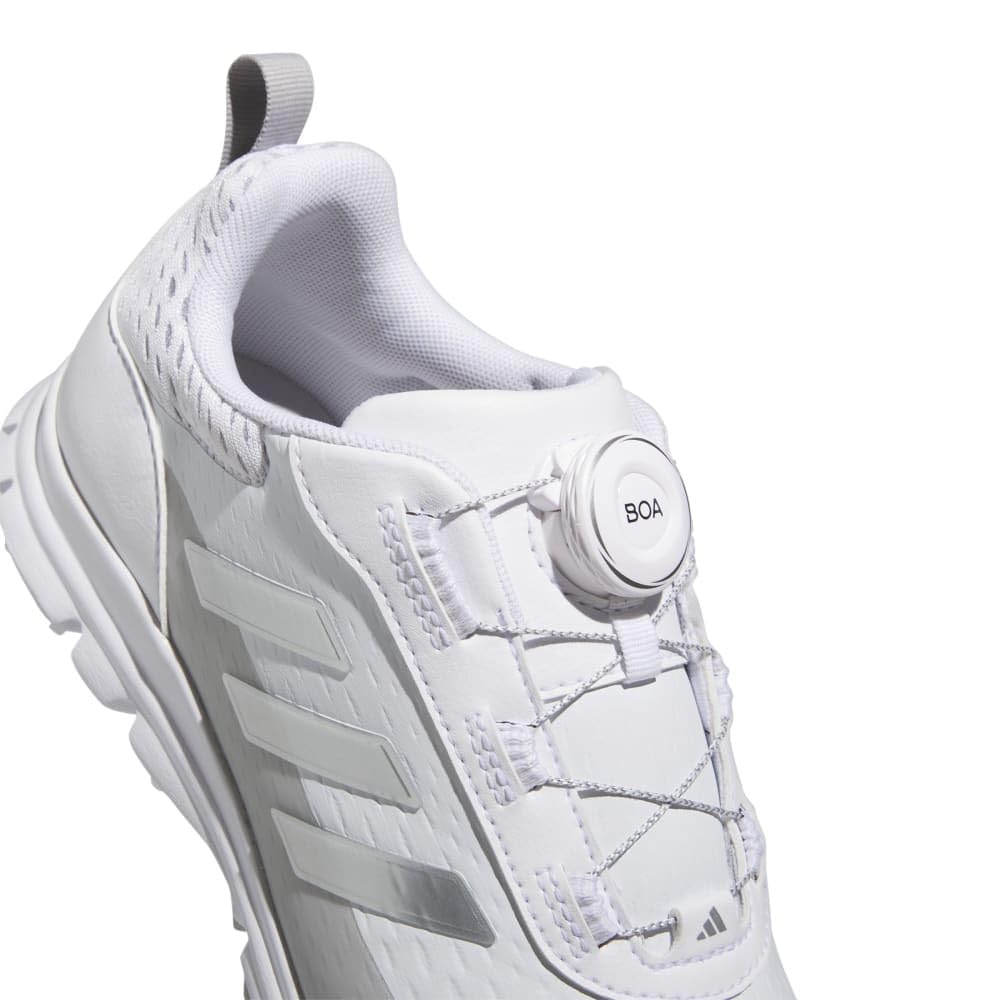 Adidas Golf Women's Solar Star Boa Golf Shoes, White/Silver Metallic/Grey Two, Size 25.0 Cm