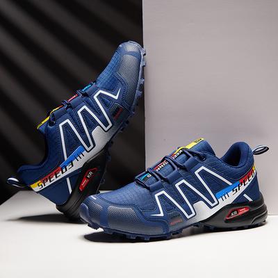 Fashion Men Lockless Cycling Shoes Mountaineering Cross-Country Anti-Collision Outdoor Casual Shoes Casual Sports Casual Shoes