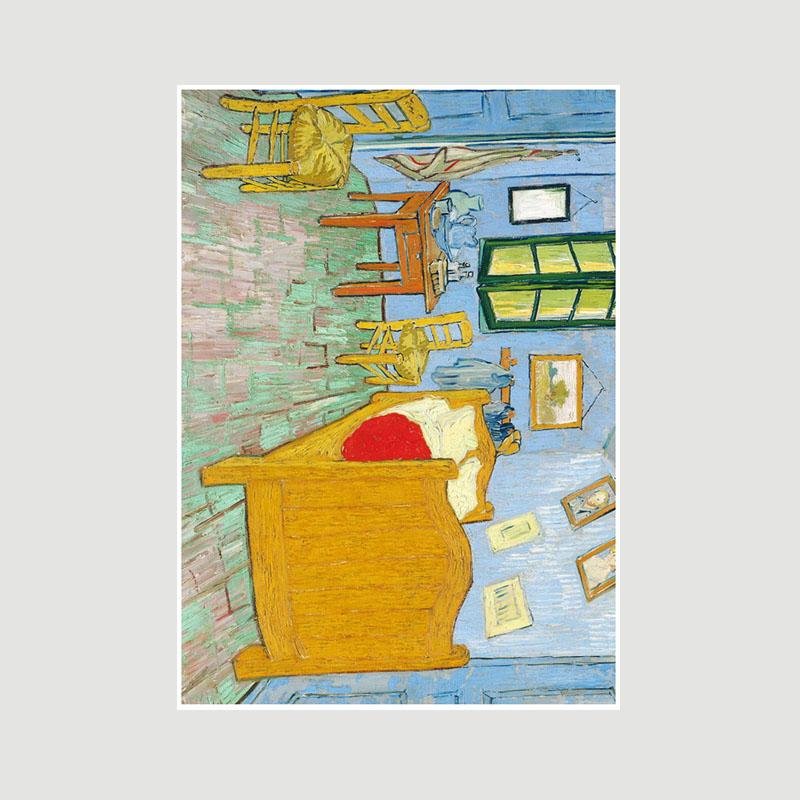 Modern Home Decor Famous Oil Painting Poster Vintage White Paper Poster Wall Art Pictures Living Room Bedroom Bar Cafe Decoration Mural