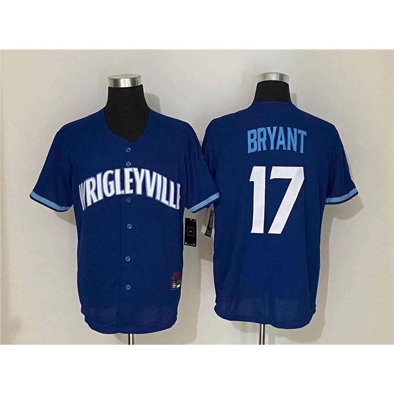 Chicago Cubs MLB Baseballový dres Unisex Vyšívaný Fanouškovské oblečení Sportovní oblečení Muži Dospělí