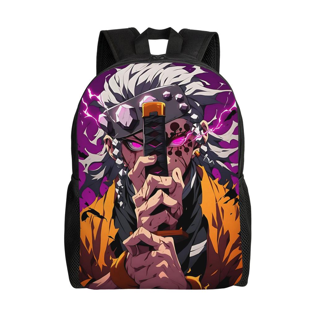 Demon Slayer Backpack Ita Bag Shounen Manga Mochila Snack Storage Camping Retro Washable Rucksack