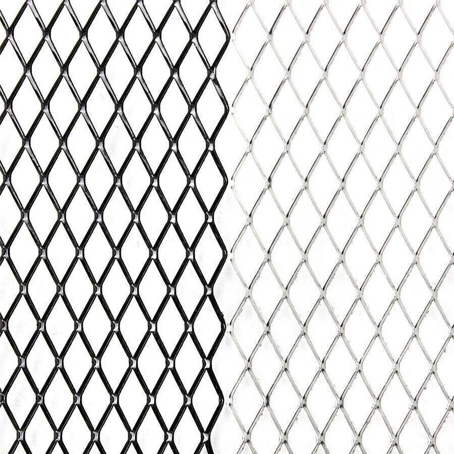 40''x13'' Silver Aluminium Racing Grille Mesh Vent Car Tuning Grill Universal