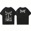 2025 New Mayhem Hem Hem Band Perimeter Short Sleeve T-Shirt 's And 's Loose Norwegian Black Metal Half Sleeve