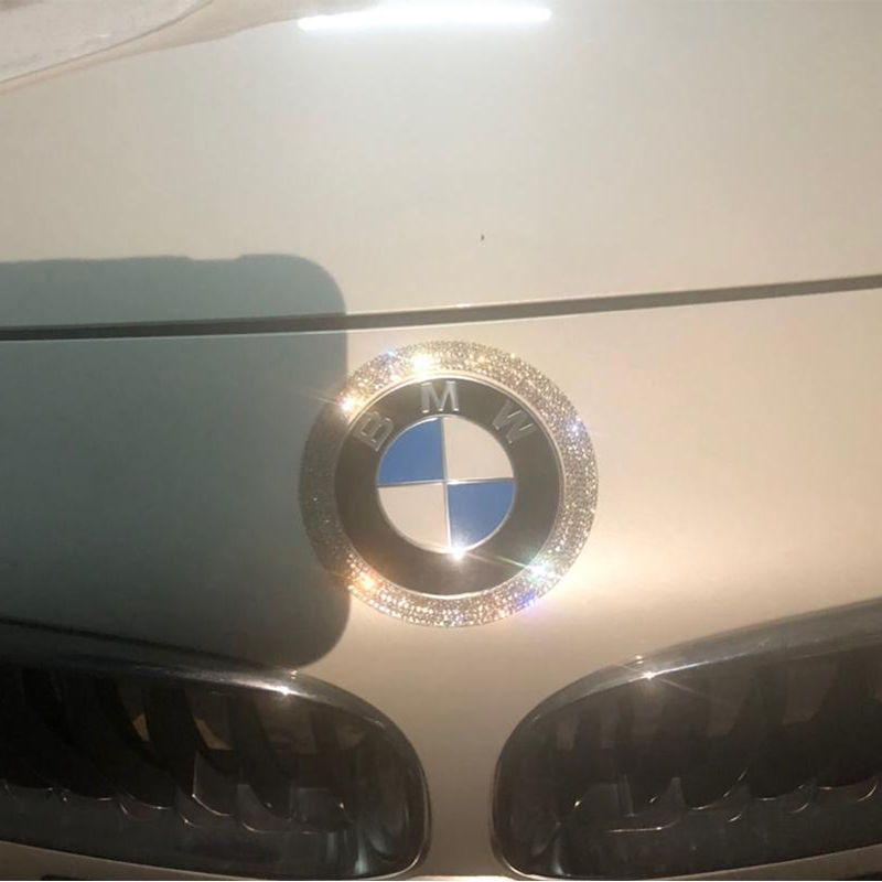 Autoaufkleber mit Kristall-Diamant-Logo für BMW 1er/3er/5er Reihe, X1/X2/X3/X5