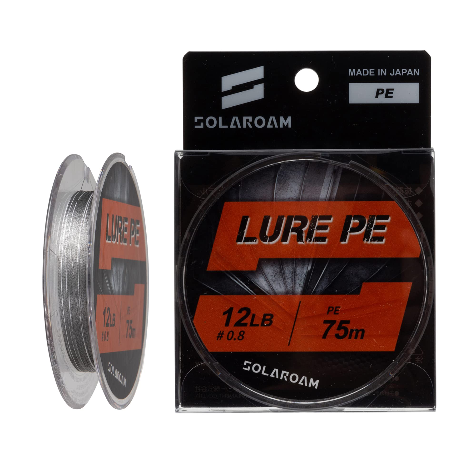 

TORAY Solarom PE Lure, 75m, 20lb, Silver Gray