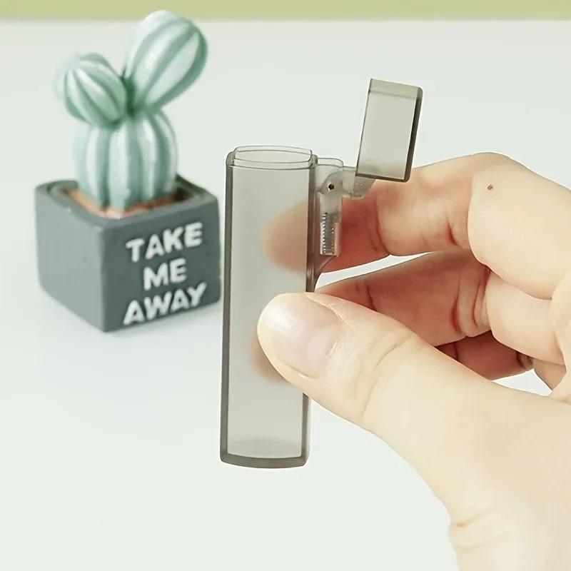 Portable Plastic Toothpick Case Clear Toothpick Holder for Outdoor Travel Kitchen and Restaurant Supplies