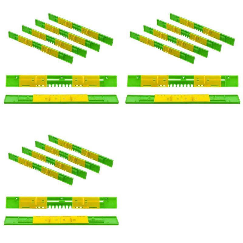 Premium-18 Pack Beehive Entrance Reducer, Bee Hive Mouse Guard 8 Frame,12.5Inch Plastic Beehive Sliding Mouse Guards