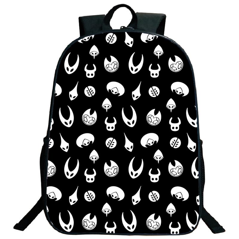 Hollow Knight Backpacks Hot Game Lightweight Laptop Teens School Bags Women Girls Capacity Cartoon Travel Mochilas
