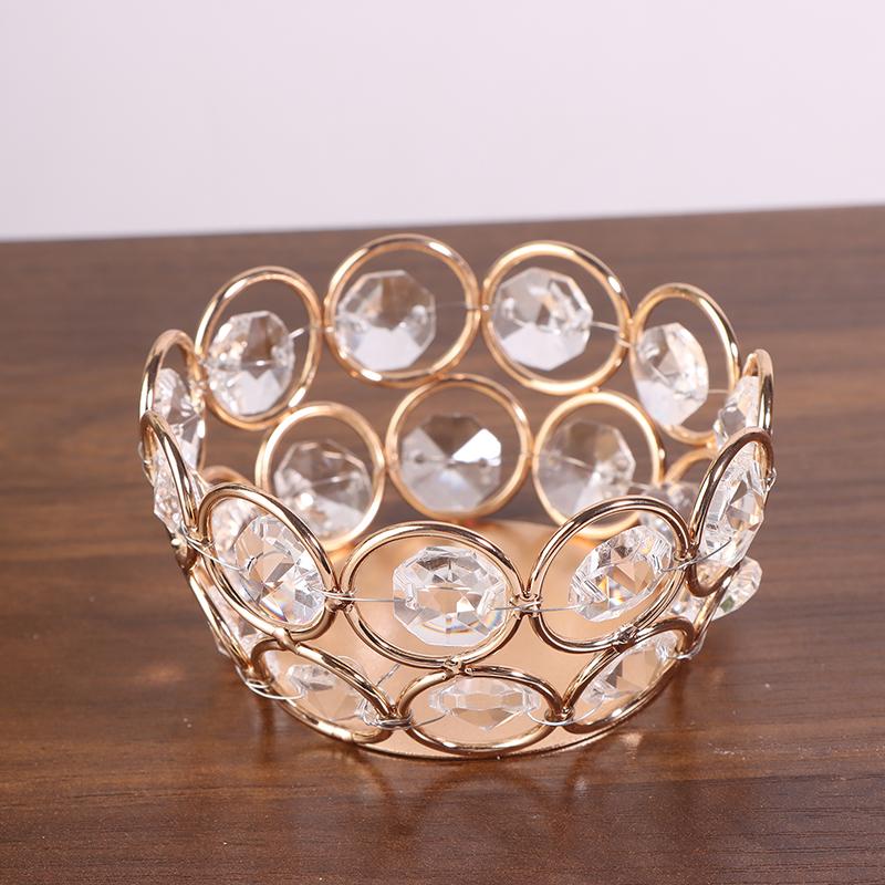 1 Pezzo Portacandele Tea Light Trasparente Mini Candeliere Centrotavola Matrimonio Festival Compleanno Decorazioni per la Casa