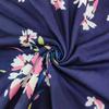 Women Dress Summer Round Neck Pocket Short-sleeved Popular Printed Long Skirt Elegant Dress