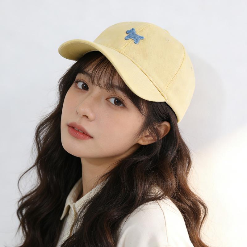 Baseball cap Women's wide brim shows the face Small versatile sun hat Japanese high-quality casual cap