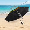 1pc Women's Automatic Umbrella with Self-Opening Button, 8-Rib Heavy-Duty Frame & -Inspired Cherry Blossom/Gardenia Floral Pri