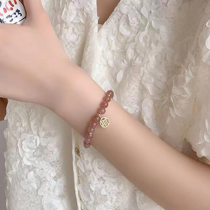 Beautiful Korean Beaded Hetian Jade Bracelet - Versatile Pearl Jewelry for Women