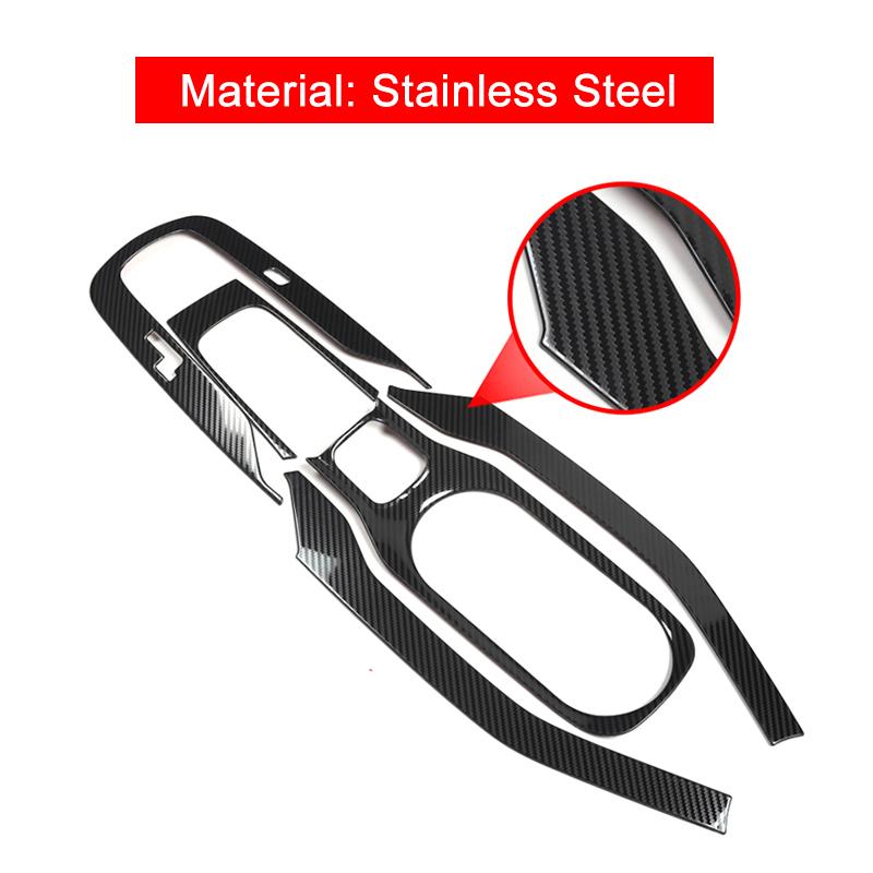 For Toyota Corolla E210 - 2024 Hybrid Stainless Car Gear Shift Panel Cup Frame Cover Trim Stickers Protector