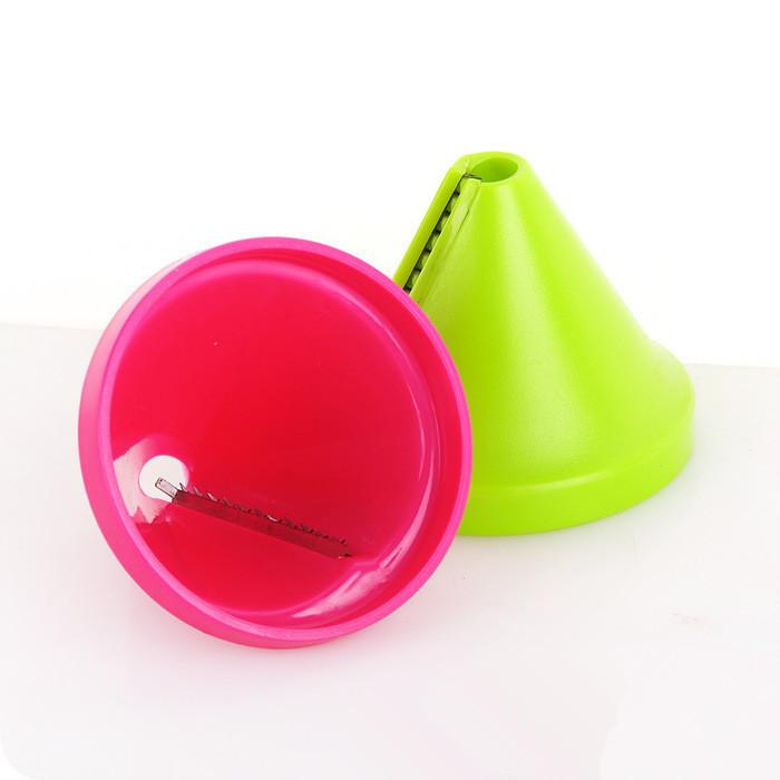 1 ks Gadget Nálevka Model Spirálový Kráječ Zeleninový Drtič Vaření Salát Mrkev Kuchyňské Doplňky