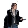 New imitation fox fur imitation coat women's locomotive short thin imitation fur coat