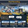 Upgraded Slim Rearview Mirror With Car Dvr 1080P Dash Cam for Car Camera Dual-Lens Video Recorder Front and Rear Camera Dashcam